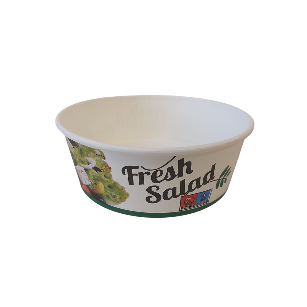 200 Salatschalen Salat-Bowl 1300 ml Fresh Salad mit Deckel – Ø 185 mm
