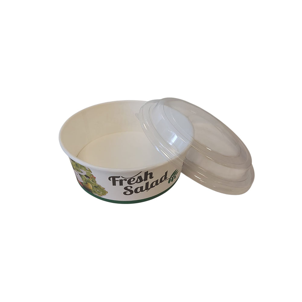 200 Salatschalen Salat-Bowl 1300 ml Fresh Salad mit Deckel – Ø 185 mm