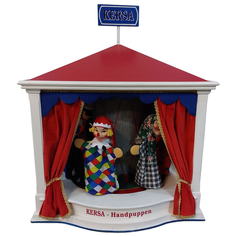 Drehbühne für Puppen | Kasperle-Theater Bühne mit Puppen von Kersa
