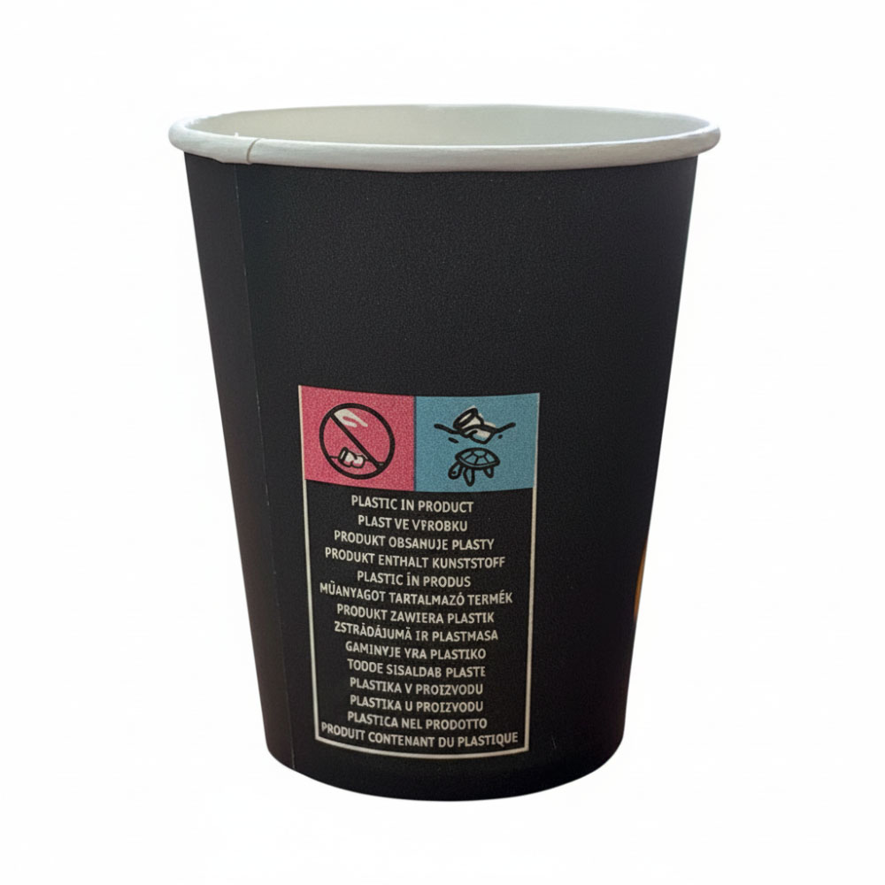 1000 Cappuccinobecher Coffee To Go Becher 150 ml 6 oz New Butterfly Ø 70 mm