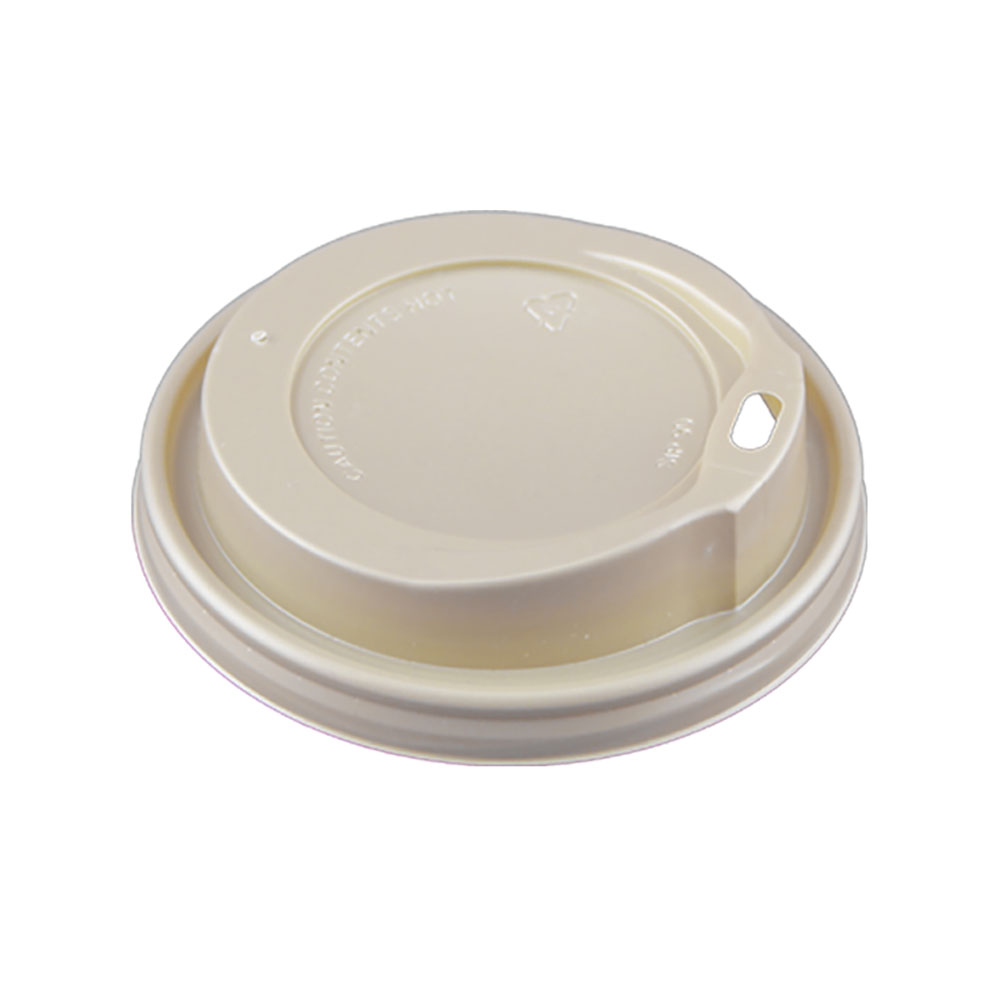 100 Coffee-to-go-Deckel Ø 80 mm Gold PS mit Trinköffnung
