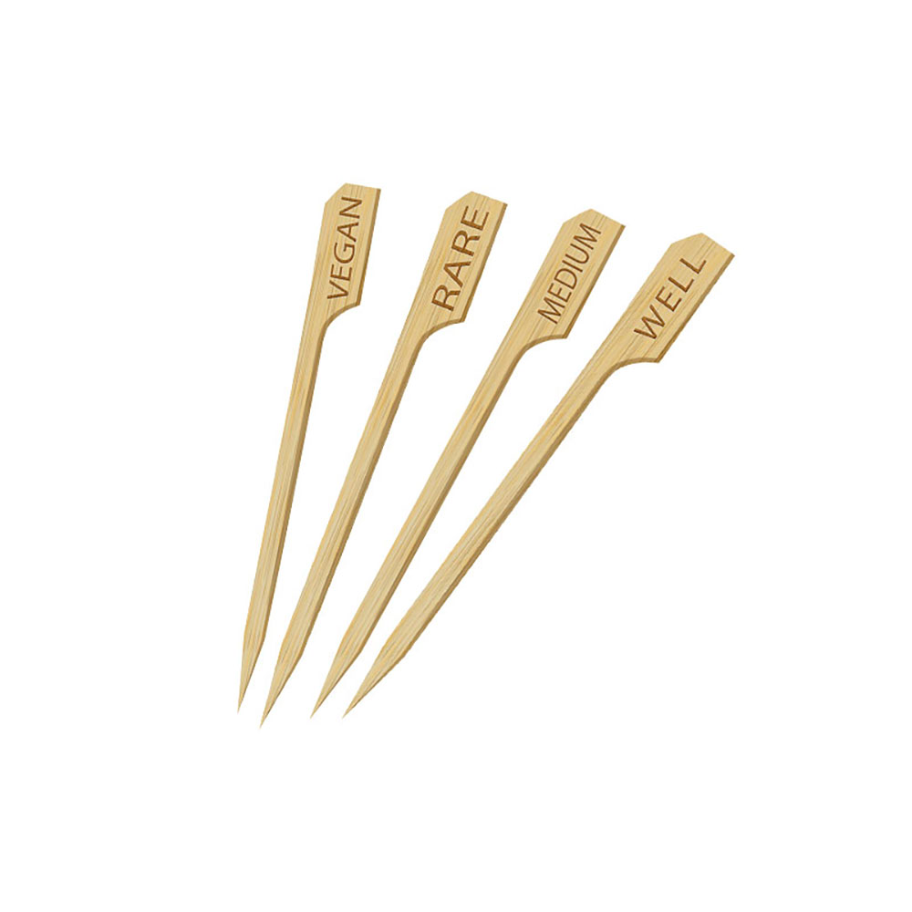250 Bambus Foodmarker Steak-Marker Fingerfood Spieße Picker 9 cm 250 Bambus Foodmarker Steak-Marker Fingerfood Spieße Picker 9 cm