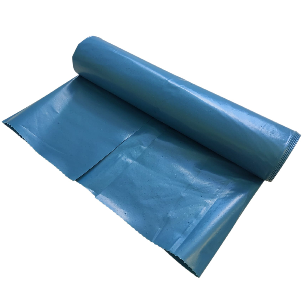 10 Rollen Müllsäcke 120 l LDPE 700 x 1100 mm Blau Typ 100 je 10 Säcke