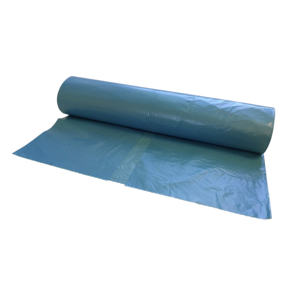 10 Rollen Müllsäcke 120 l LDPE 700 x 1100 mm Blau Typ 60 je 25 Säcke