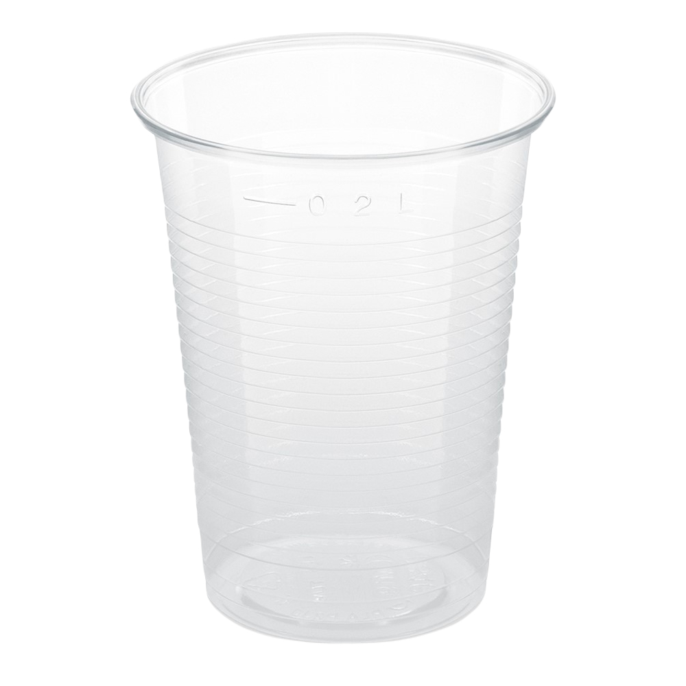 100 Trinkbecher Mundspülbecher 0,2 l aus klarem PLA -BIO Ø 70 mm 100 Trinkbecher Mundspülbecher 0,2 l aus klarem PLA -BIO Ø 70 mm