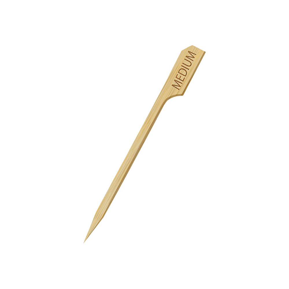 250 Bambus Foodmarker Steak-Marker Fingerfood Spieße Picker 9 cm