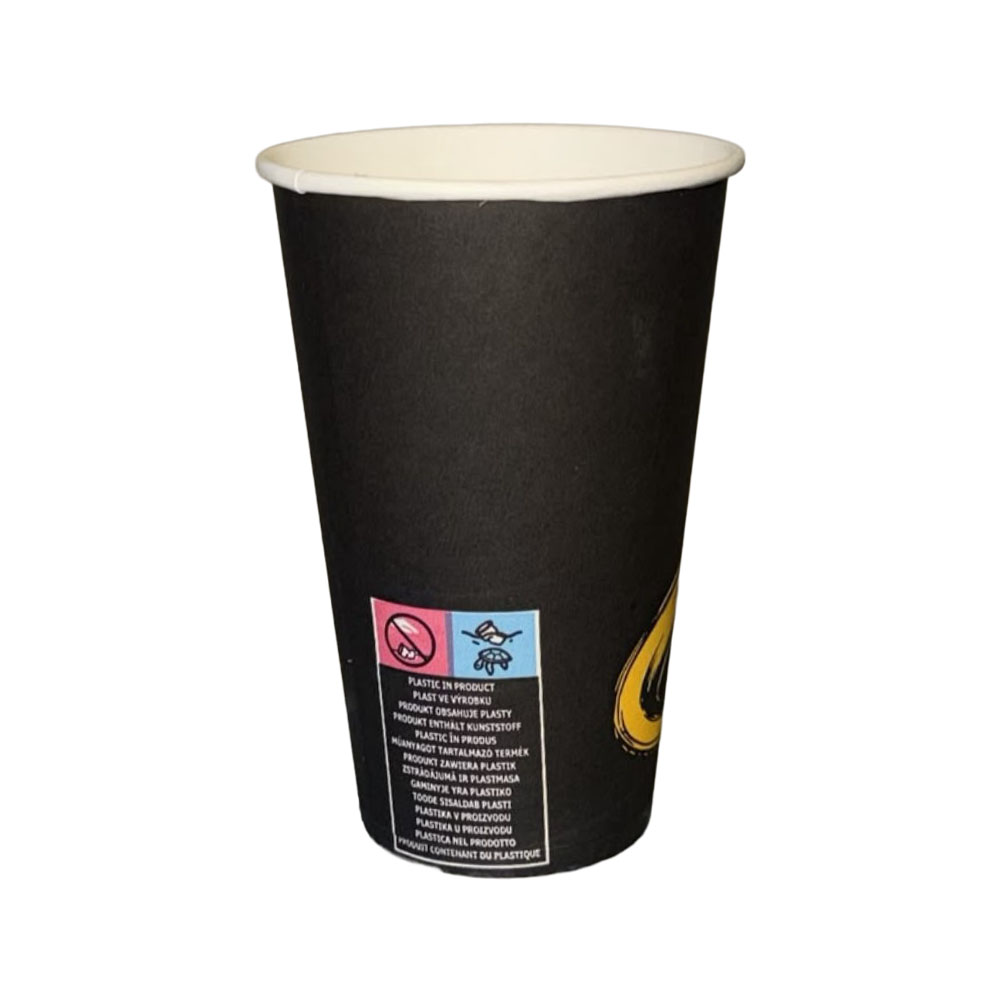 1000 Cappuccinobecher Coffee To Go 300 ml 12 oz New Butterfly Ø 80 mm Slim Line
