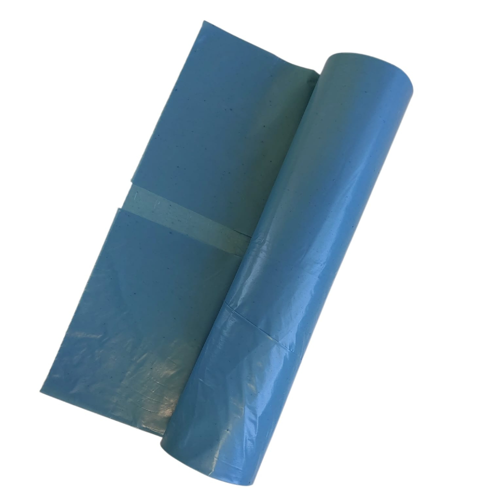 10 Rollen Müllsäcke 120 l LDPE 700 x 1100 mm Blau Typ 60 je 25 Säcke