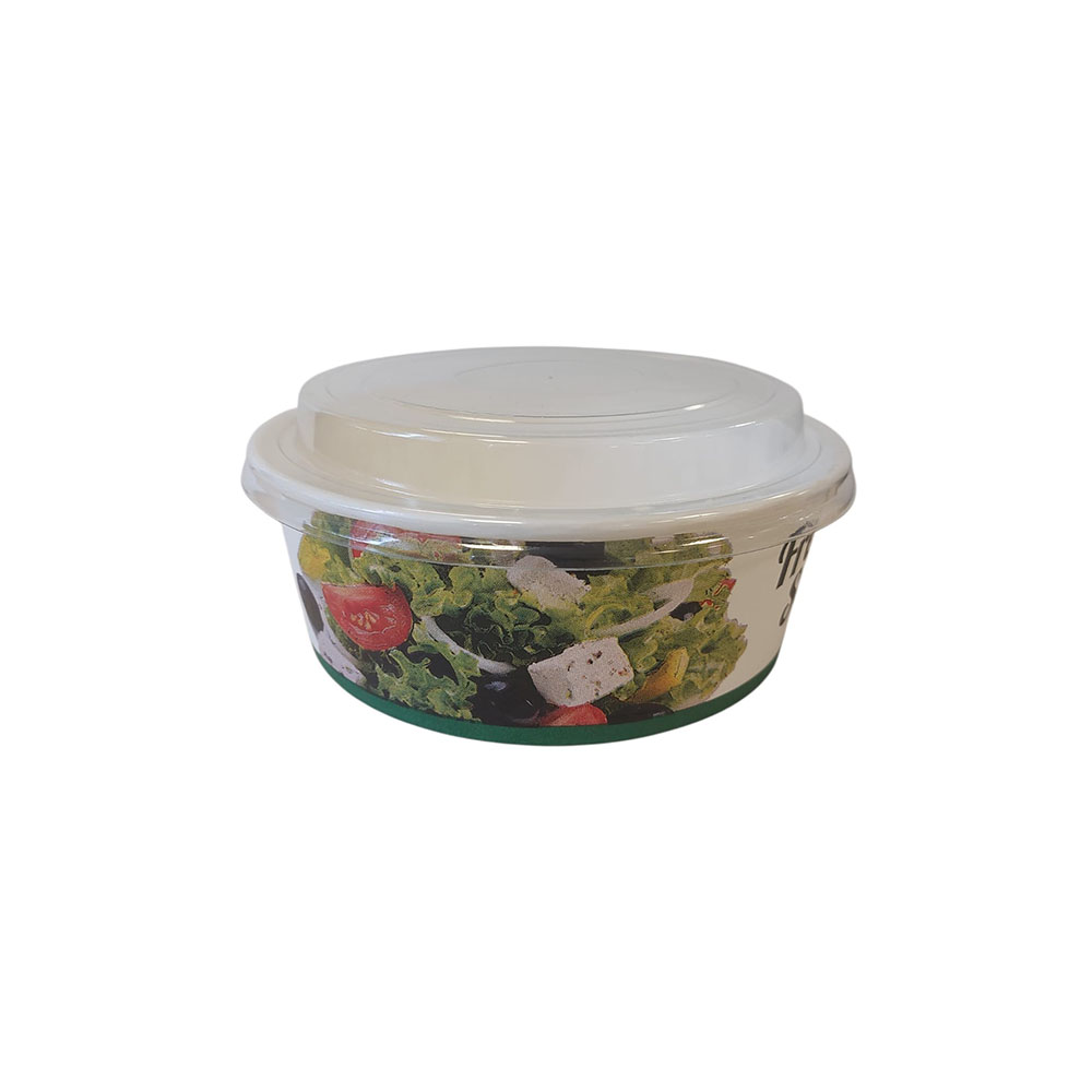 200 Salatschalen Salat-Bowl 1300 ml Fresh Salad mit Deckel – Ø 185 mm