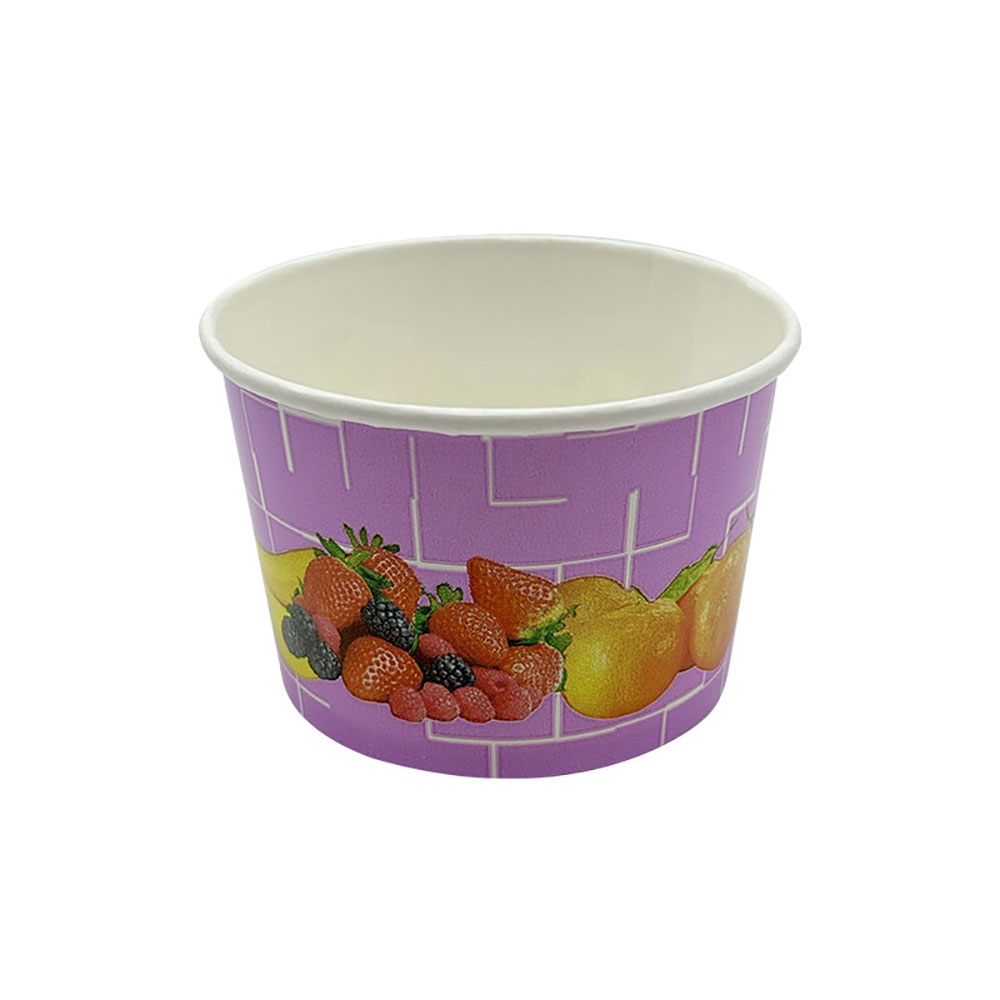 1350 Eisbecher 220 ml Früchte Lila Ø 85 x 55 mm Hartpapier