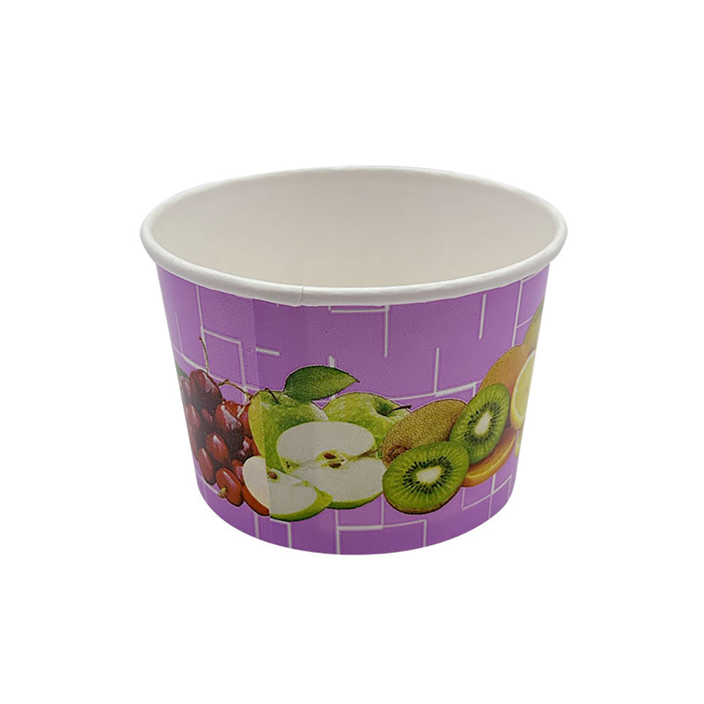 1350 Eisbecher 220 ml Früchte Lila Ø 85 x 55 mm Hartpapier