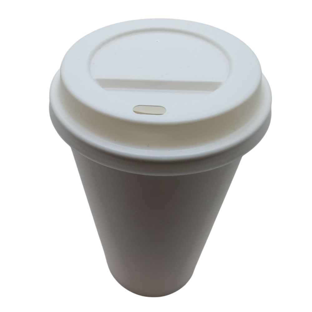 1000 Kaffeebecher Coffee to Go Becher L 16 oz 400 ml Ø 90 x 135 mm weiß