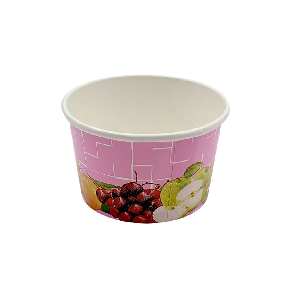 2000 Eisbecher 100 ml Früchte Hellblau Ø 70 x 45 mm Hartpapier