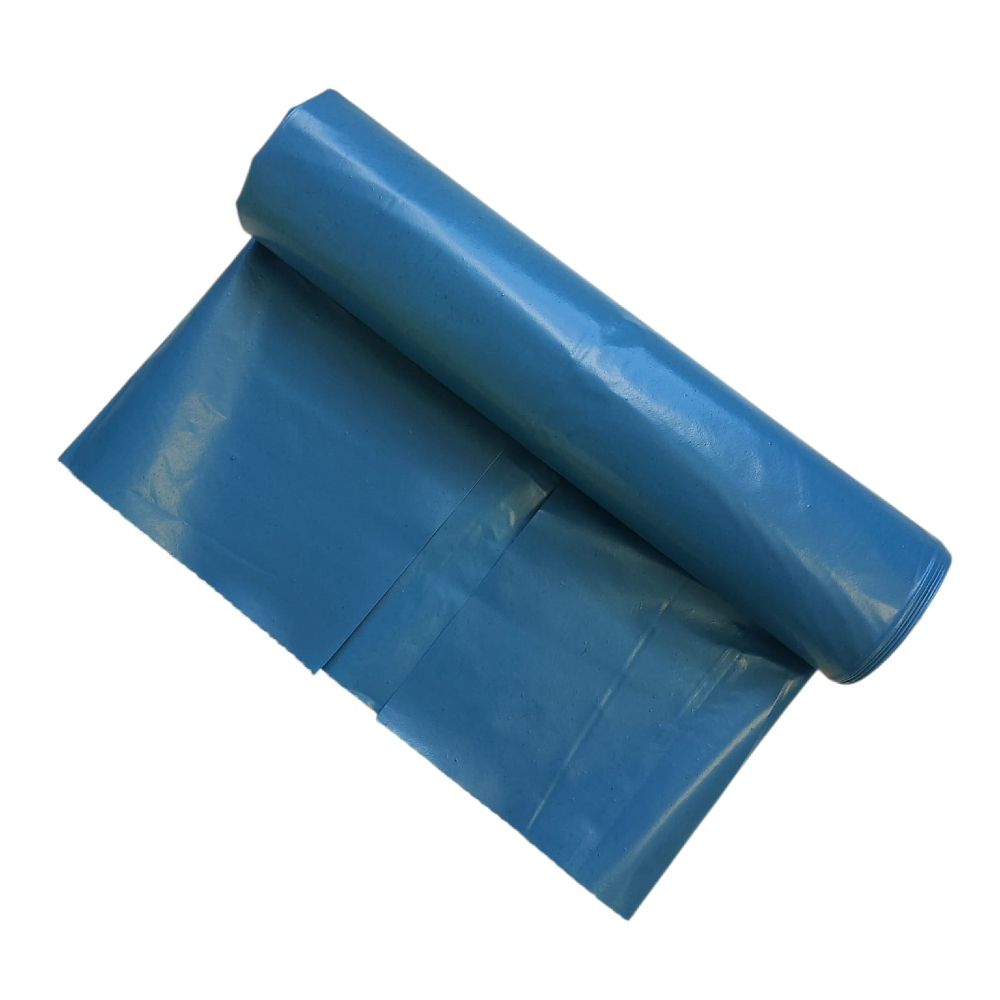 10 Rollen Müllsäcke 120 l LDPE 700 x 1100 mm Blau Typ 100 je 10 Säcke