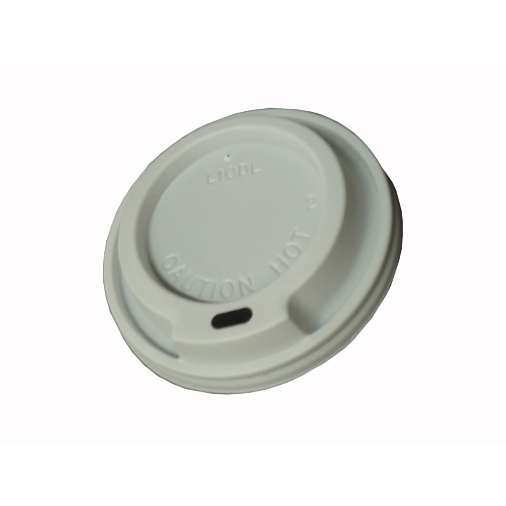 50 Coffee-to-go-Deckel Ø 82 mm Weiß PS mit Trinköffnung