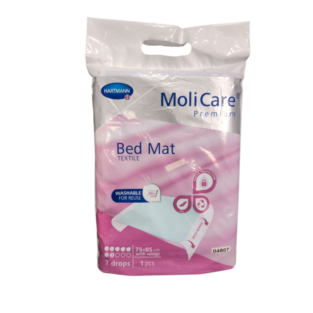 Hartmann Moli Care Premium Bed Mat Textile 75x85 cm, 7 Tropfen