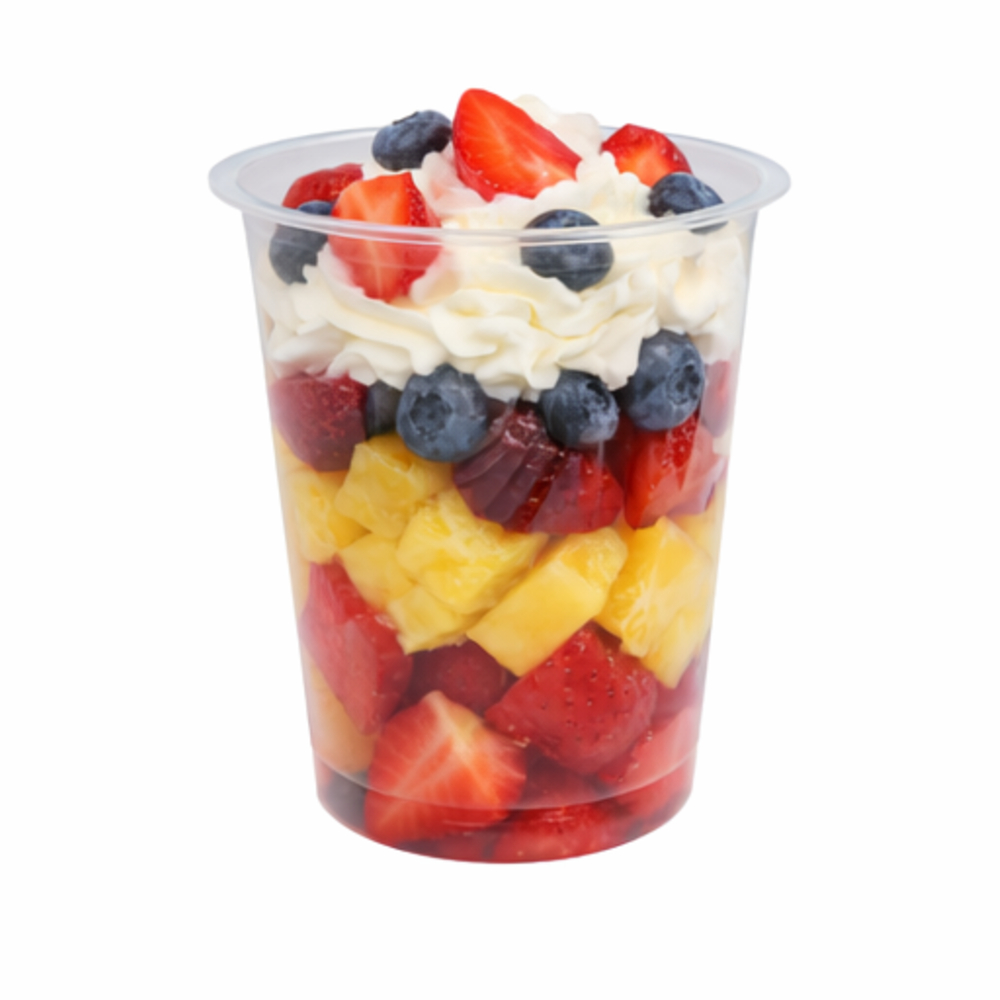 608 PP-Becher 400 ml / 0,4 l Ø 90 x 124 mm klarer Salat-Shaker Randvoll 520 ml